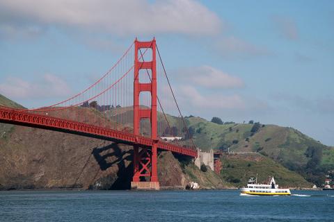 The Golden Gate ferry, San Francisco, USA