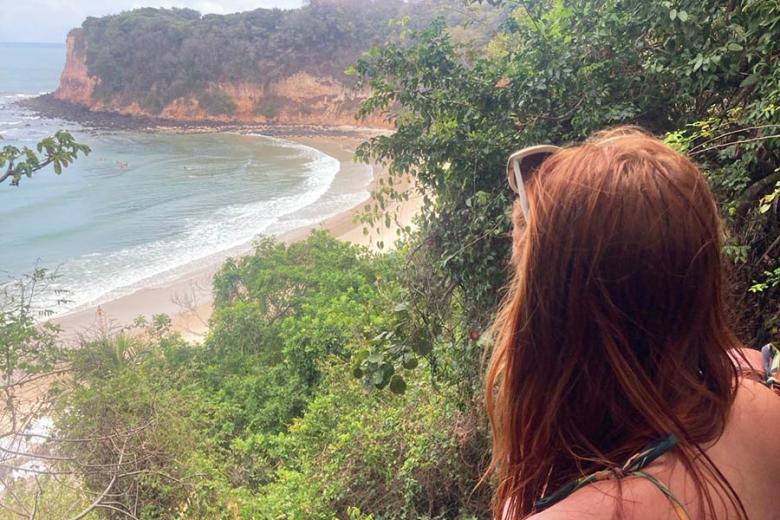 Lauren admiring the scenery in Brazil | Travel Nation