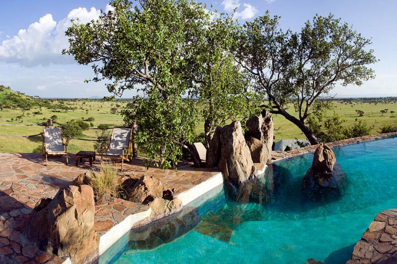 Relax in the pool at Grumeti Hills | Photo credit: Tanganyika Expeditions