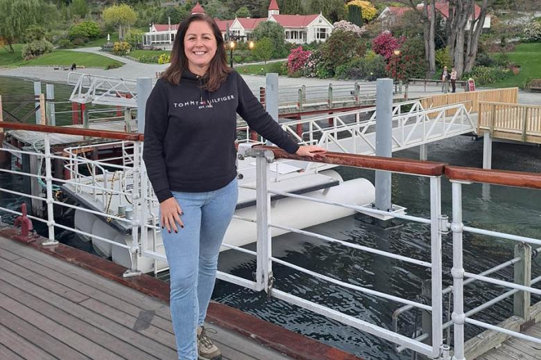 Natalie at Walter Peak Country Farm | Travel Nation