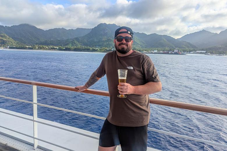 Scott aboard the MS Paul Gauguin | Travel Nation