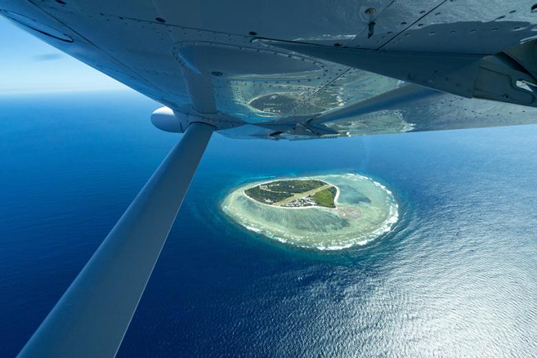 Fly to Lady Elliot Island on the southern tip of the Great Barrier Reef | Photo credit: Tourism & Events Queensland