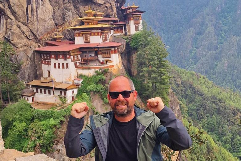 David at Tiger's Nest Monastery in Bhutan | Travel Nation