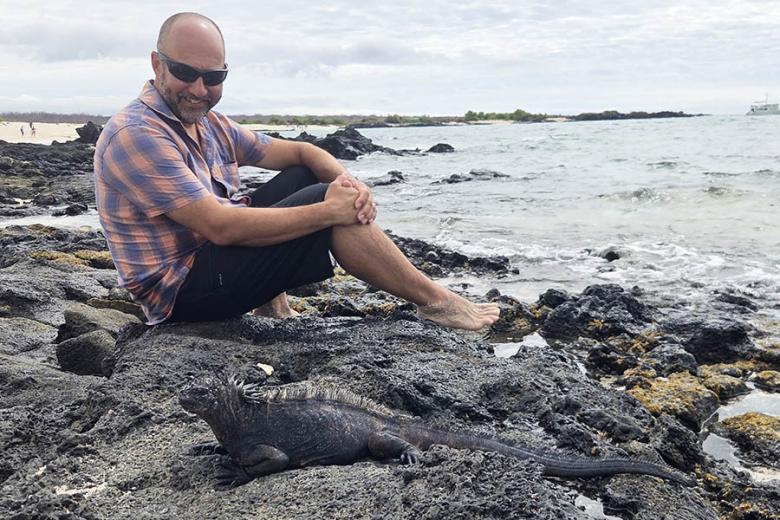 Jim exploring the Galapagos | Travel Nation