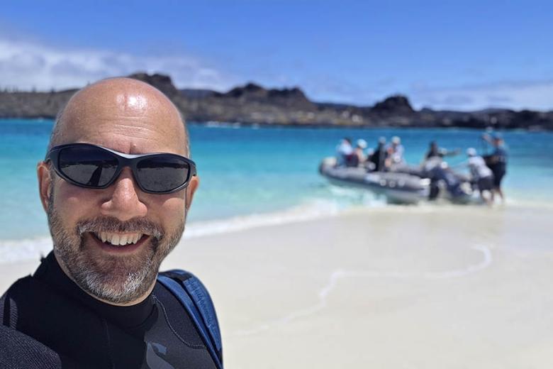 Jim exploring the Galapagos Islands | Travel Nation