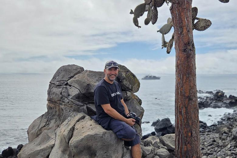 Jim exploring the Galapagos | Travel Nation