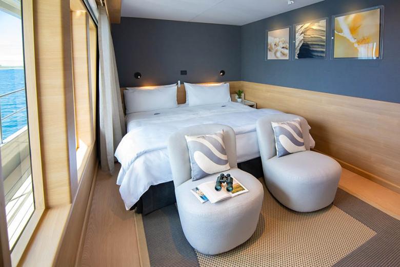 Panorama Suite aboard the Tribute | Photo credit: Oniric Safari Cruises