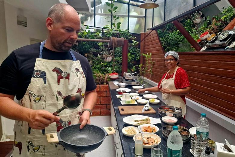 David's cooking class in Kerala | Travel Nation