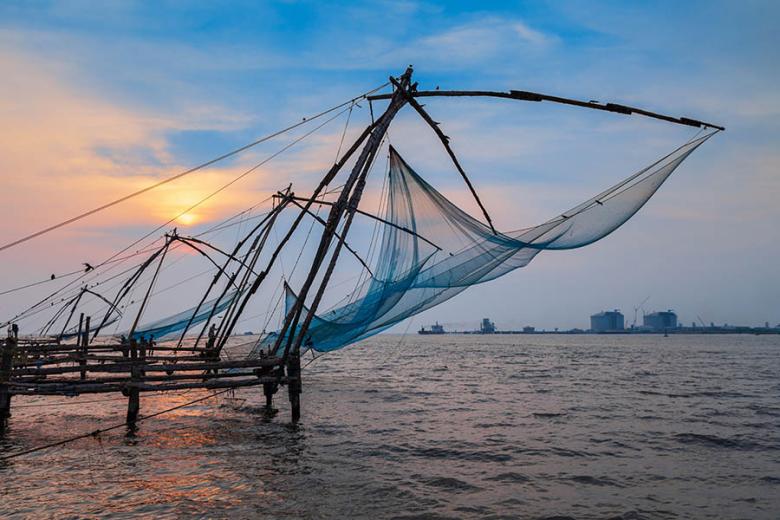 Iconic Chinese fishing nets in Kochi | Travel Nation
