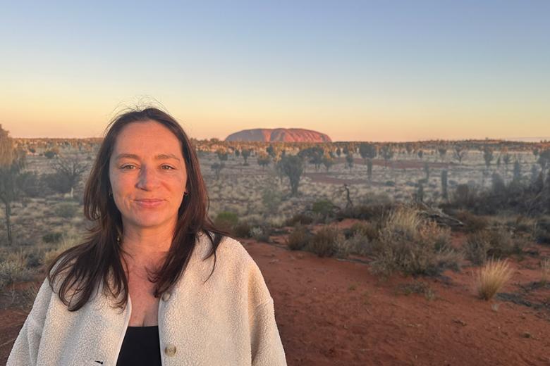 Marie at Uluru | Travel Nation