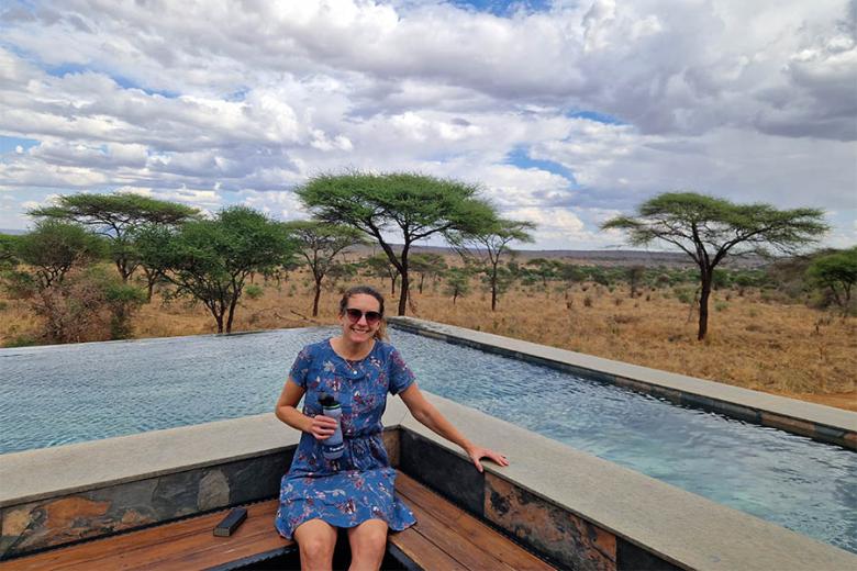 Andrea on safari in Tanzania | Travel Nation