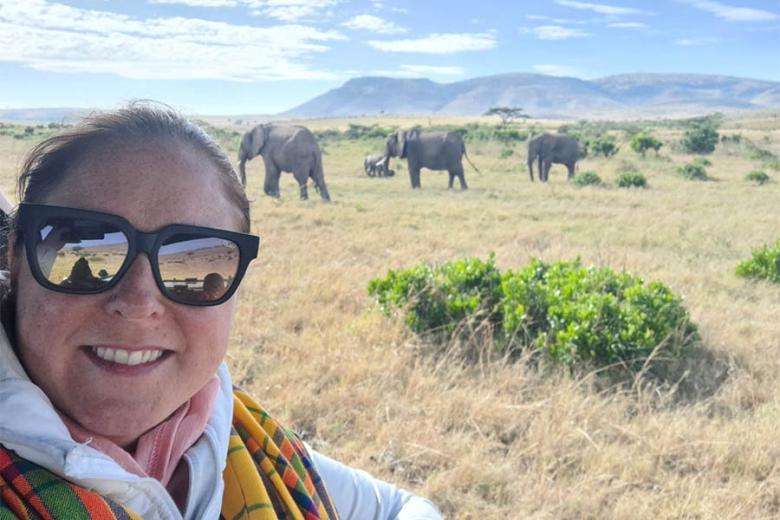 Natalie on safari in Kenya | Travel Nation