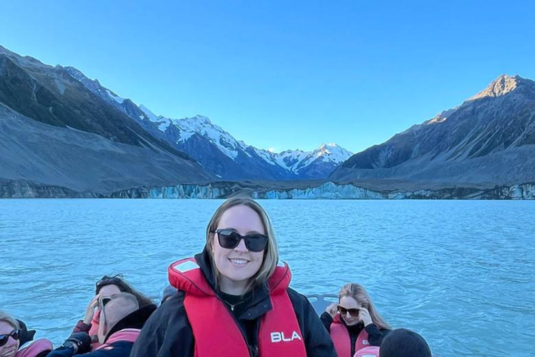 Kelly on the Glaciers Explorers Tour | Travel Nation