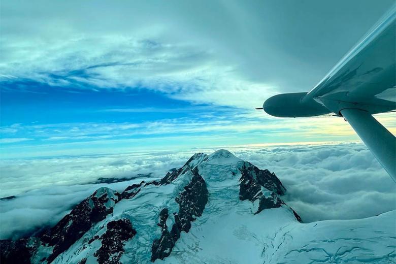 Fly over glaciers in New Zealand | Travel Nation
