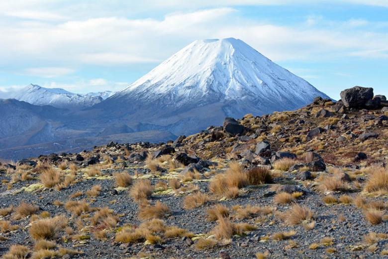 Fly over Mount Ngauruhoe in NZ | Travel Nation