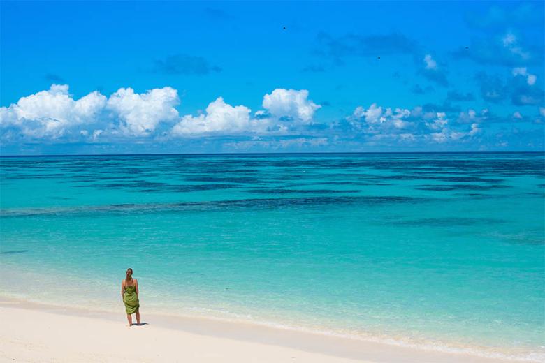 The beach at Denis Private Island | Photo credit: Masons Travel