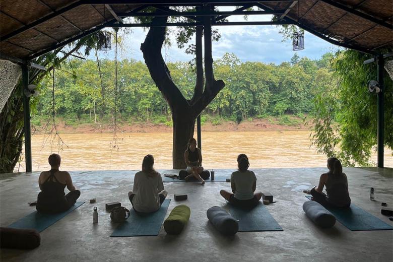 Practice yoga at the Nam Khan Resort | Travel Nation