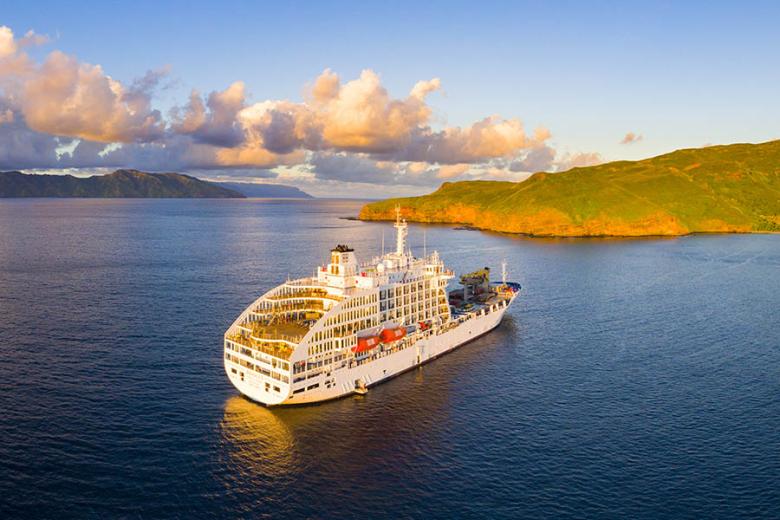 The Aranui 5 at sea | Photo credit: Aranui