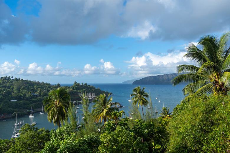 The view over Atuona Bay, Hiva Oa | Travel Nation