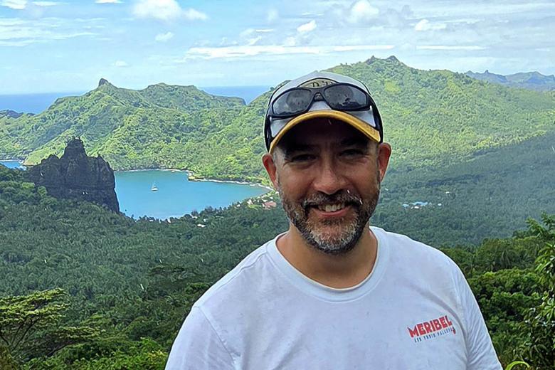 Jim hiking on Ua Pou, French Polynesia | Travel Nation