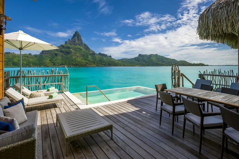 Get the classic Bora Bora view at the Intercontiental Thalasso Bora Bora | Photo Credit: IHG Hotel group