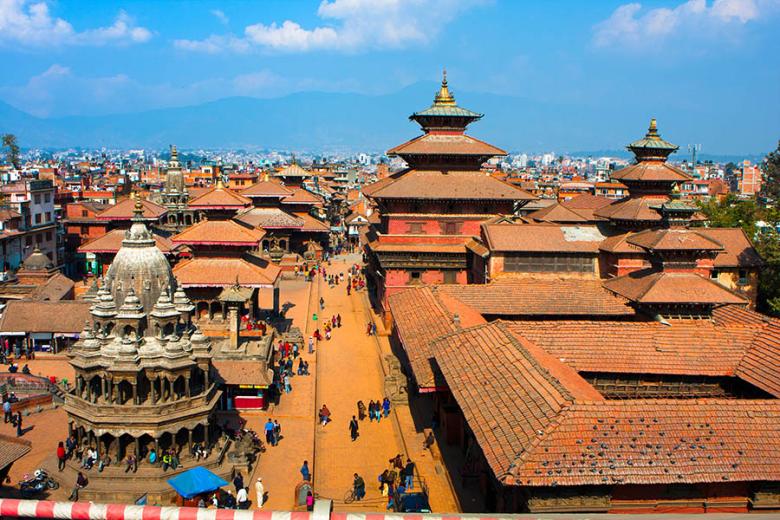 Aerial view of Durbar Square, Kathmandu, Nepal | Travel Nation