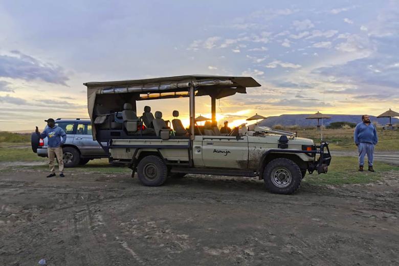 Scott's Tanzania safari vehicle with Asanja Africa | Travel Nation