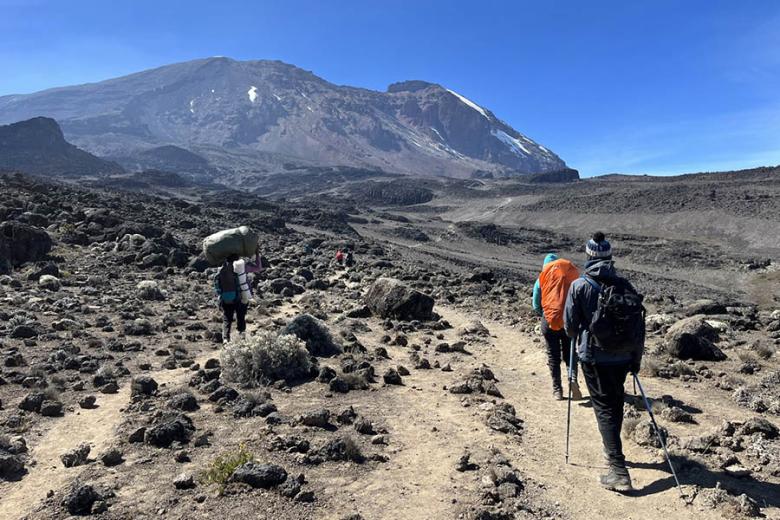 Trekking through alpine desert, Kilimanjaro | Travel Nation
