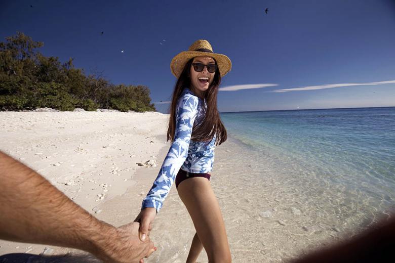 The island has exceptionally clear waters with incredible visibility in excess of 20 metres | Photo credit: Tourism Queensla