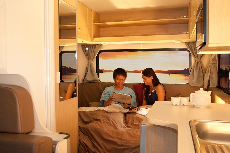 Interior, Maui Platinum Beach campervan