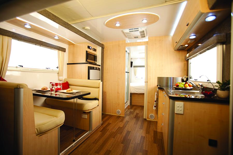 Interior, Star RV Pegasus campervan