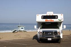 Britz family campervan, USA