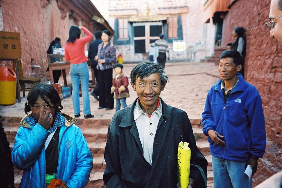 Pilgrims walk for days to visit the Potala Palace