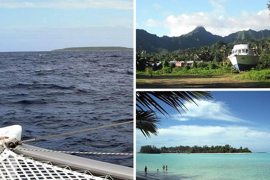 Adam Smith approaching the Cook Islands