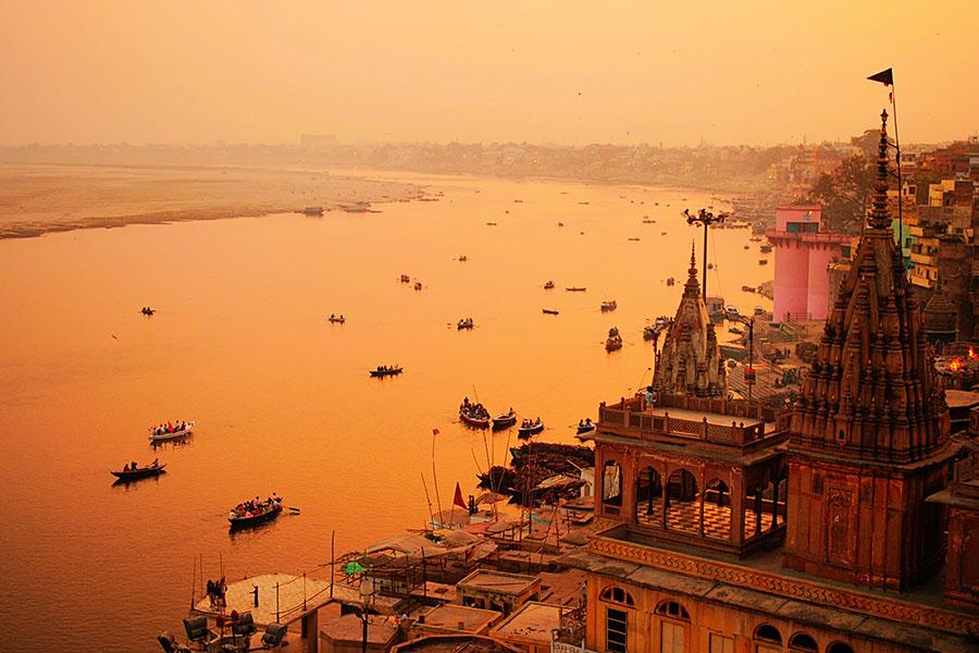 Watch the sunset over the mighty River Ganges | Travel Nation