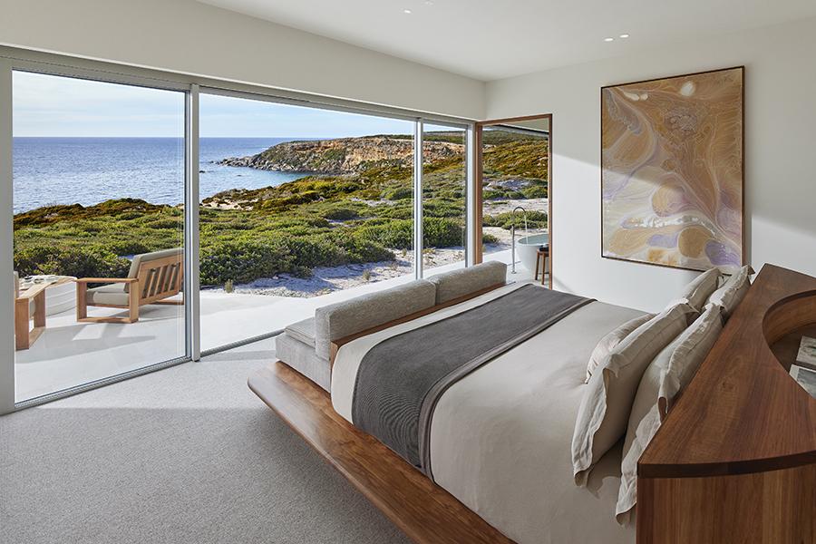 Relax overlooking the ocean in a Southern Ocean Lodge | Photo credit: George Apostolidis