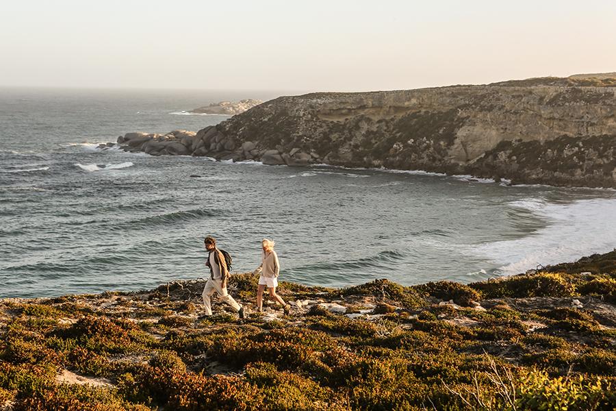 Stroll along the coastline from Southern Ocean Lodge | Photo credit: Julian Kingma