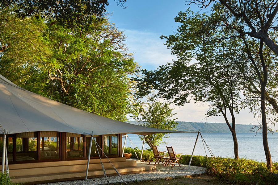 Relax in your oceanfront villa at Amanwana, surrounded by serene beauty | Photo credit: Amanwana