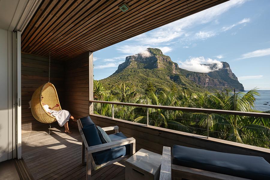 Take in stunning ocean and mountain views from your deck at Capella Lodge | Photo credit: Capella Lodge