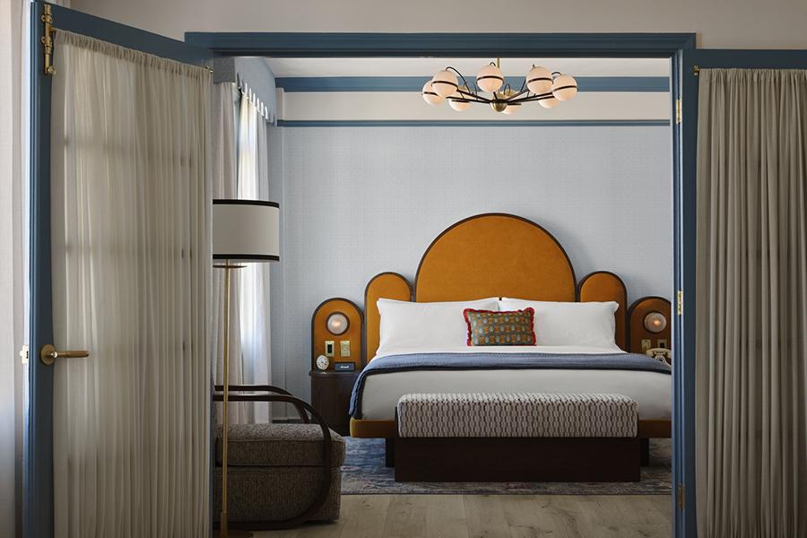Experience timeless charm in your room at The Georgian Hotel | Photo credit: The Georgian Hotel