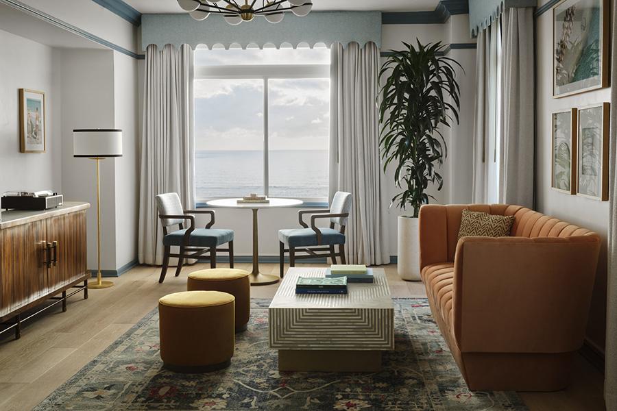 Soak in stunning sea views from your elegantly designed room at The Georgian Hotel | Photo credit: The Georgian Hotel