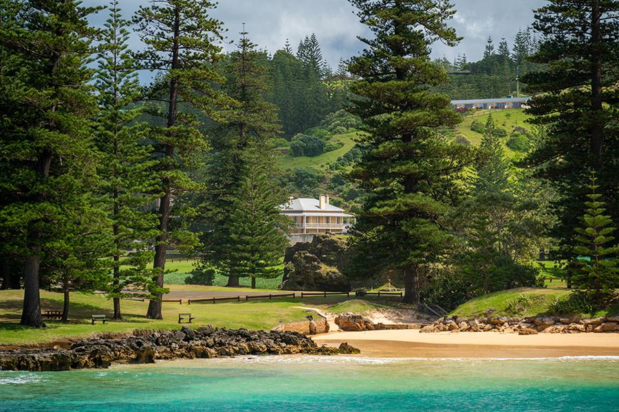 Explore the colonial buildings in Kingston, Norfolk Island | Photo credit: Norfolk Island Tourism