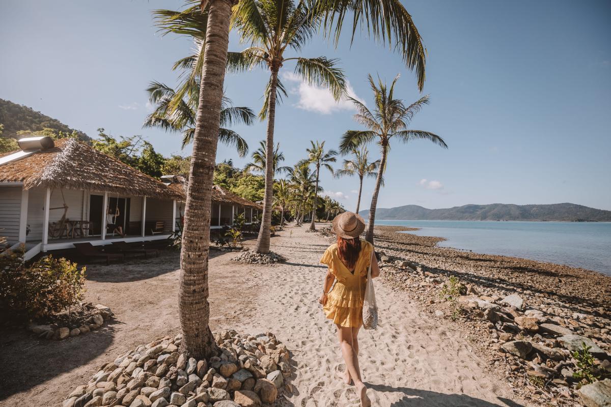 Relax in your beachfront room at Elysian Resort in the Whitsunday Islands | Photo credit: Tourism and Events Queensland