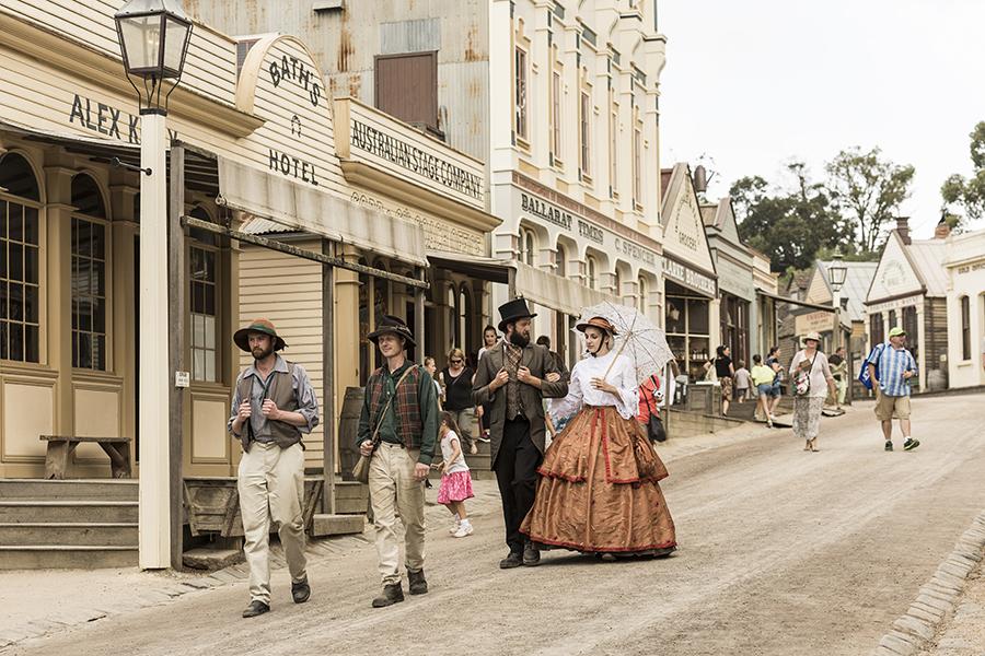 Explore the historic Sovereign Hill in the gold rush town of Ballarat | Photo credit: Visit Victoria