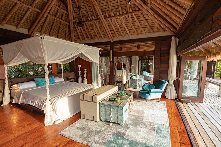 Sleep peacefully in your luxurious bedroom at North Island in the Seychelles | Photo credit: North Island