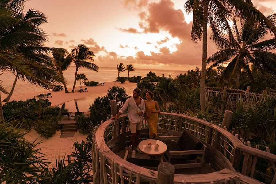 Enjoy some drinks at sunset at The Brando | Photo credit: The Brando