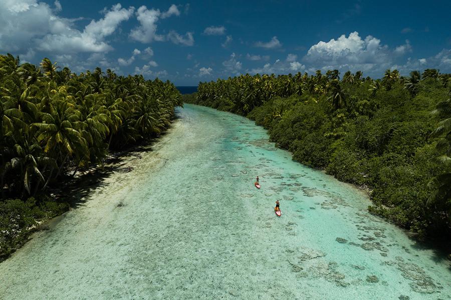 Take a Paddle boarding adventure at The Brando French Polynesia | Photo credit: The Brando