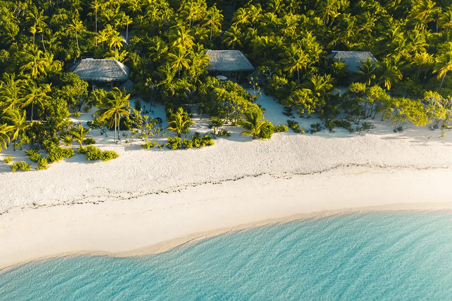 Relax on a private beach at The Brando French Polynesia | Photo credit: The Brando
