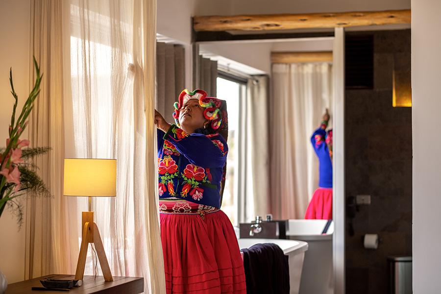 Experience the friendly staff at Titilaka Lodge in Peru | Photo credit: Titilaka Lodge