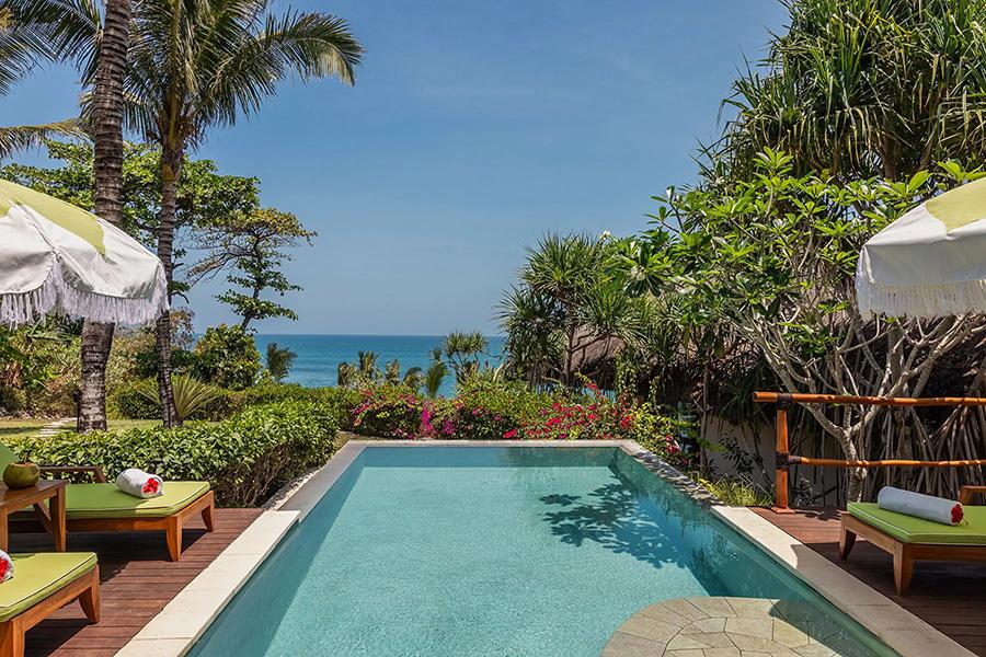 Refresh in your private pool in the Kasambi Villa at Nihi Sumba | Photo credit: Nihi Sumba